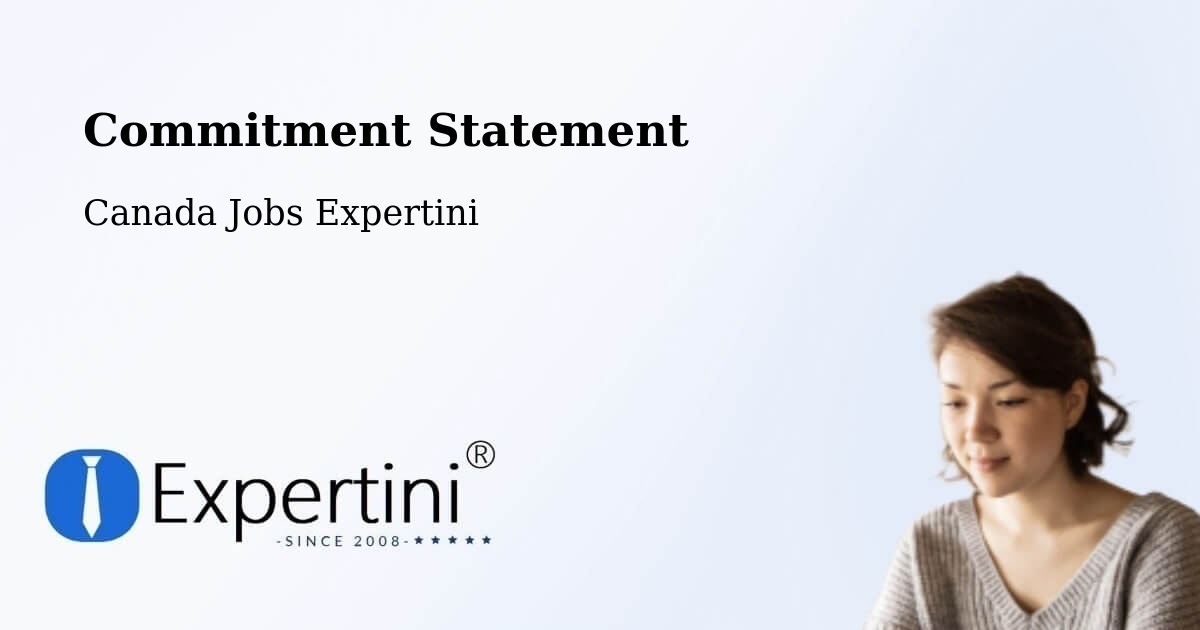 Commitment Statement - Canada Jobs Expertini